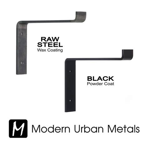 modern urban metals 12 black z brackets|modern urban metals.